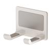 Aluminum Hair Dryer Holder Wall Mounted Self Adhesive No Drill Hairdryer Rack For Punch Free Bathroom Dryer Storage Organizer