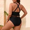 Women's Two-Piece Bikini Set Plus Size Split Swimsuit