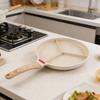 Breakfast Frying Pan Anti Stick Versatile Divided Grill Pan Egg Pan for Egg Steak Omelet Home Kitchen Stove