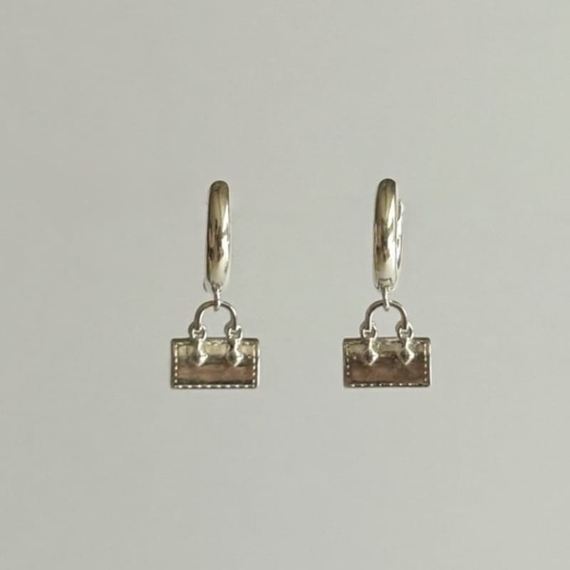 THE BORING Tote Bag Earrings