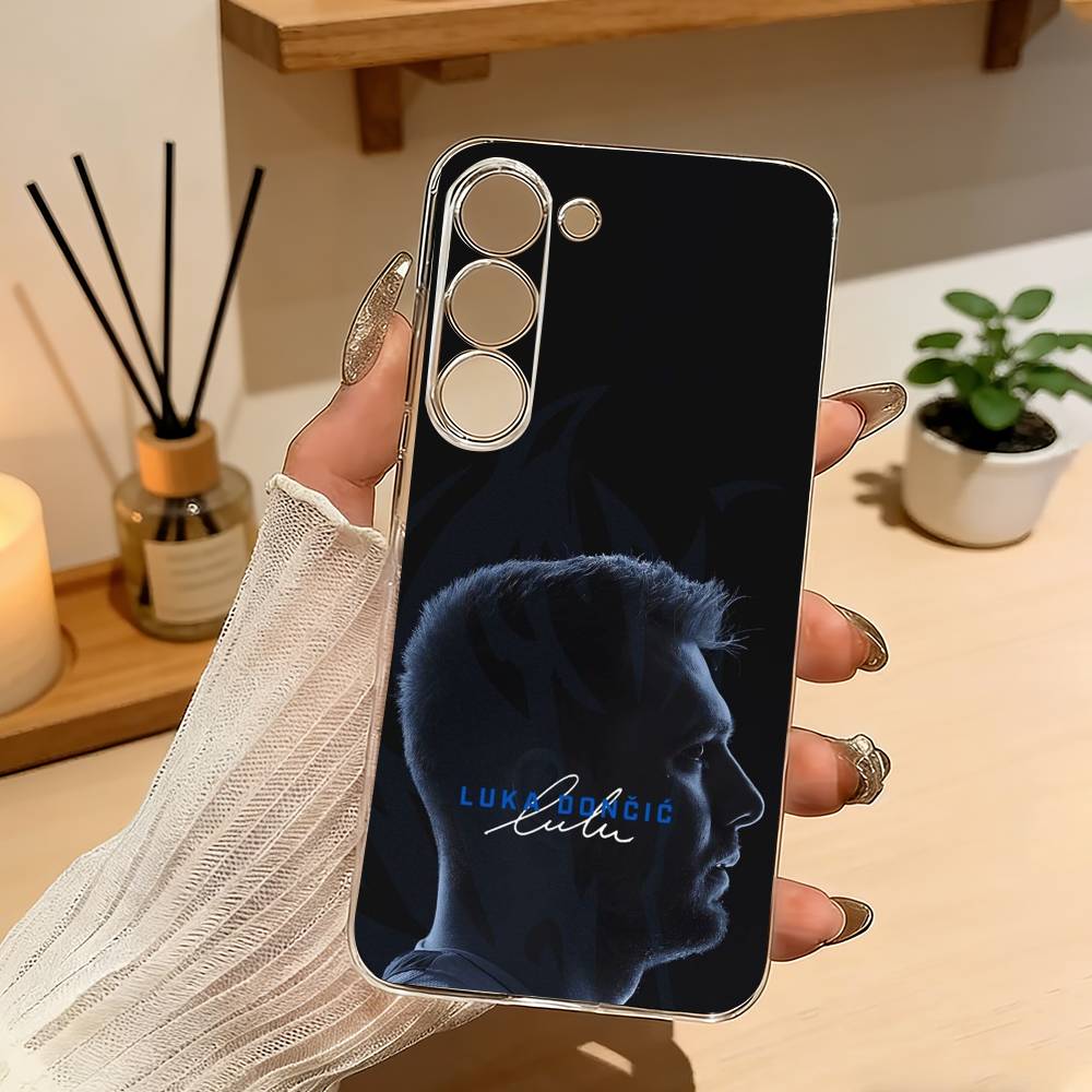 COOL L-Luka Doncic 77 Phone Case For Samsung Galaxy A71,A70,A52,A51,A40,A30 Transparent Cover