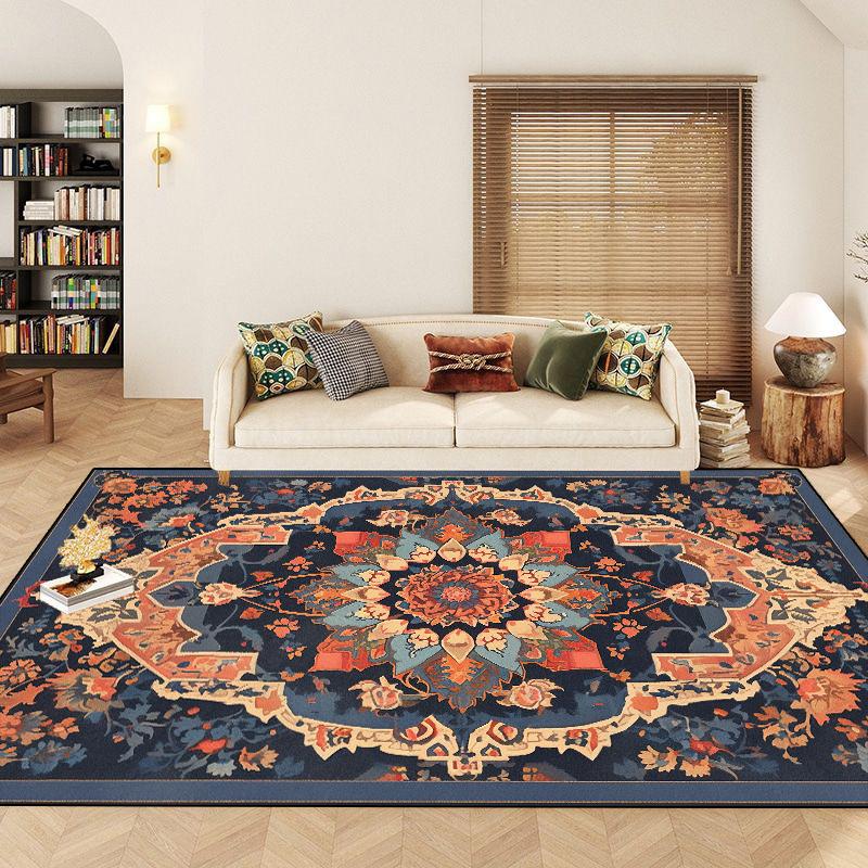 

Винтажный персидский ковер для гостиной, классический домашний декор, роскошные ковры, большой декоративный ковер для спальни, моющийся коврик для крыльца, кухонный коврик 60x90cm door mat