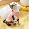 1 Stück Welpenkleidung Weich Einfarbig Winter Katze Oberteile Haustierbedarf Haustierpullover Für Kleine Hunde Hundepullover Warm Lammwolle S-2XL