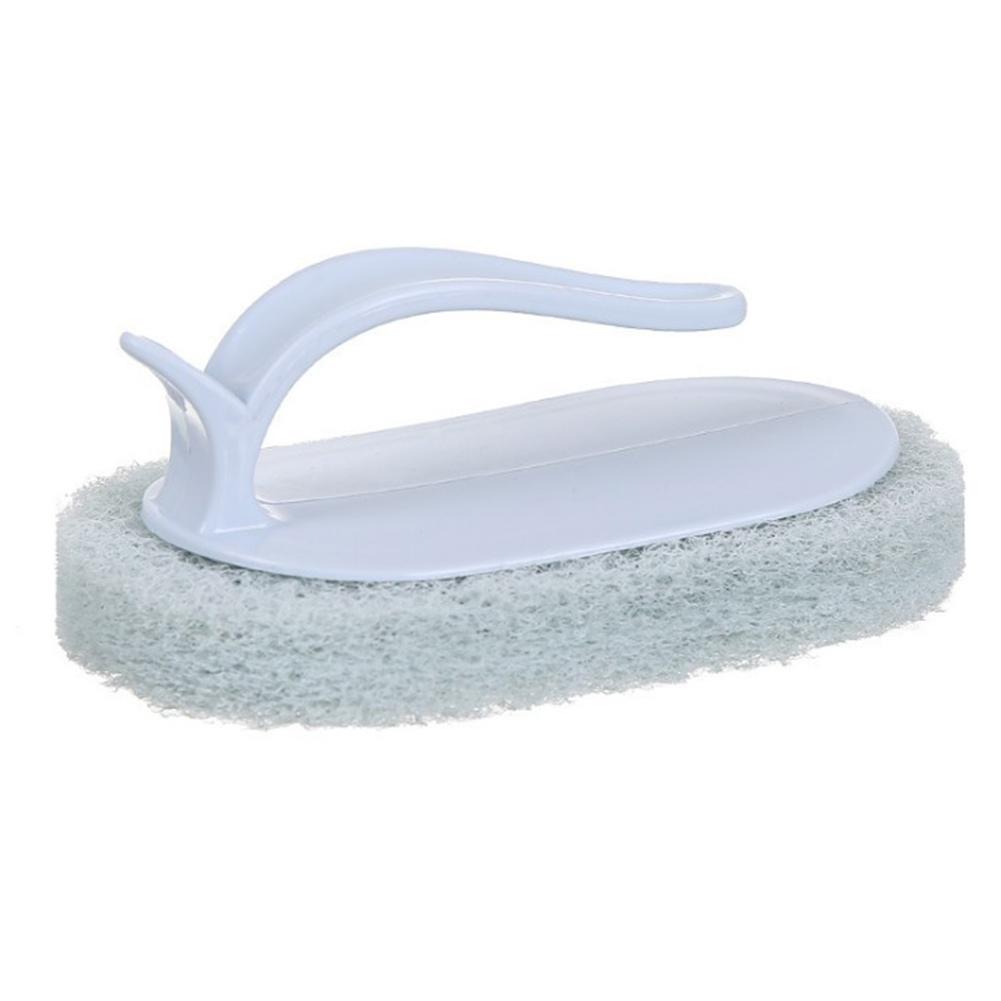 Powerful Sponge Brush with Short Handle for Bathtub Tile Cleaning