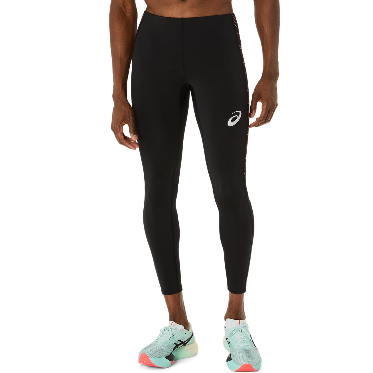 

Графические длинные тайтсы Track Field Wear 2091A746 Унисекс Взрослый 001 XL [Asics] & (Производительность Черный/Коралловый риф)