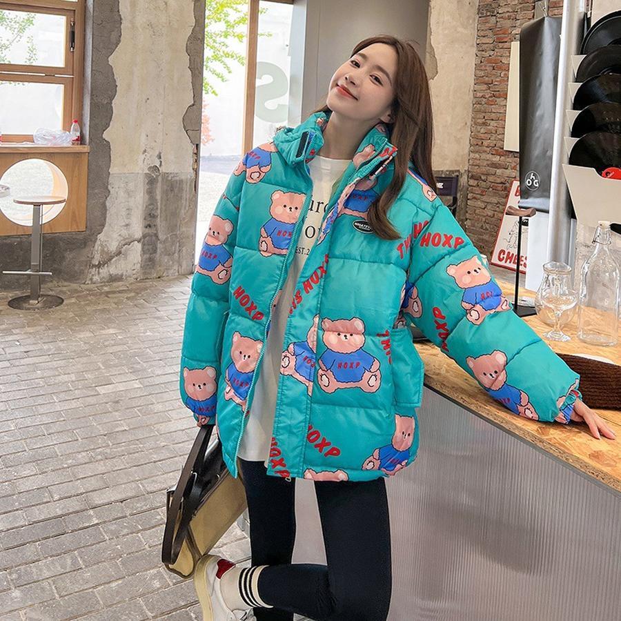 New Workwear Cotton Jacket for Women Winter Warm Hood Windproof Plus Size Loose Thick Casual Fashion Outerwear