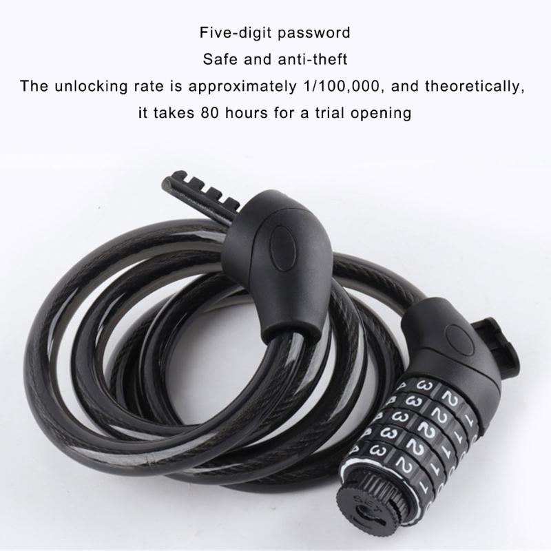 Fashion Folded Bike Lock Multifunction Zincs Alloys Bike Lock Student Bike Lock for Outdoor Lover