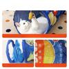 Novelty Purple Potato‑Chip Single‑Tube Cat Tunnel Built‑in Crinkle Paper Foldable Interactive Play Tube for Indoor Cats Kittens Boredom Relief