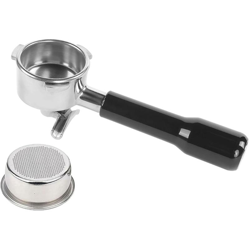 54mm Coffee Portafilter Coffee Bottomless Portafilter Double Spouts Coffee Machine Handle Coffee Machine Replacement 1