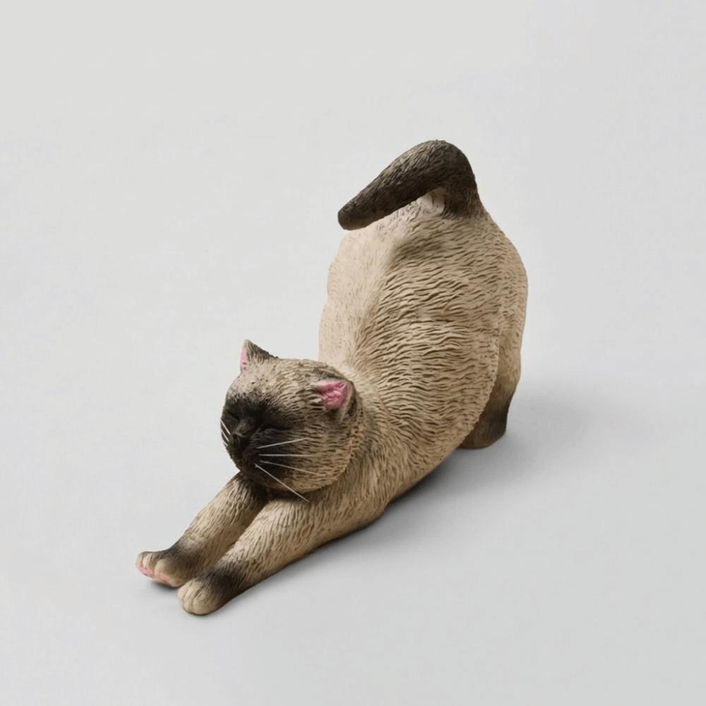 Home Decoration Cartoon Figurine Funny Cat Desktop Decoration New Animal Figurine  Home