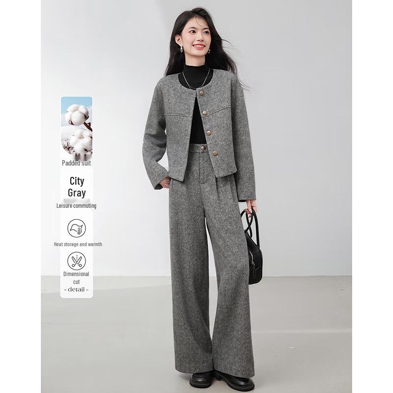 

Women s Padded Urban Grey Winter Set M