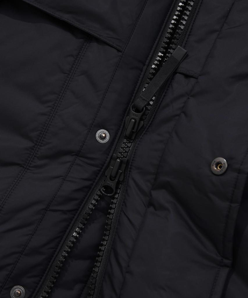 COVERNAT Two-Tone Hoodie Parka Navy