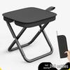 Portable Multifunctional Folding Chair: Camping, Fishing, and Travel Stool with Pencil Bag