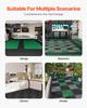 VEVOR Interlocking Drainage Mat, 12” X 12” Modular Interlocking Cushion, 40 Pcs Splicing Drainage Mats