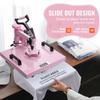 Heat Press Machine 15x15 In 8 In 1 with 30oz Tumbler Press T-Shirts Pink