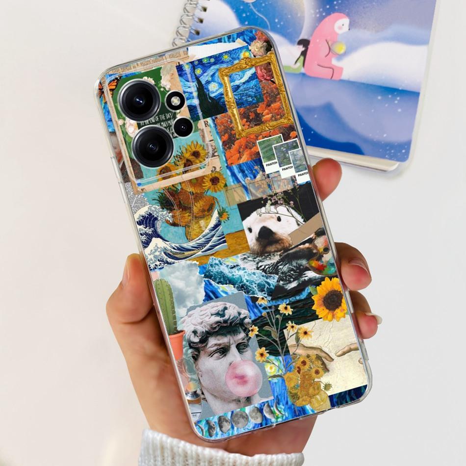 For Xiaomi Redmi Note 12 Global Stylish Phone Case Soft Silicone TPU Back Cover For Redmi Note 12 Pro 4G Note12 12Pro