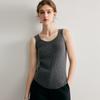Women's 100% Pure Cashmere Wide Strap Ribbed Camisole – Slim Fit, Round Neck, Autumn/Winter Collection