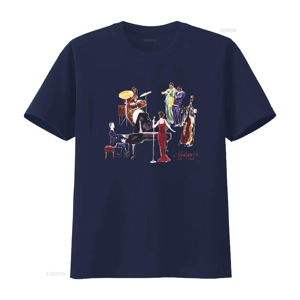 Mutimer Jazz Band Vintage T Shirt S XL vintage Washed Stylish graphic Slightly Comfortable Breathable Top For Everyday Wear