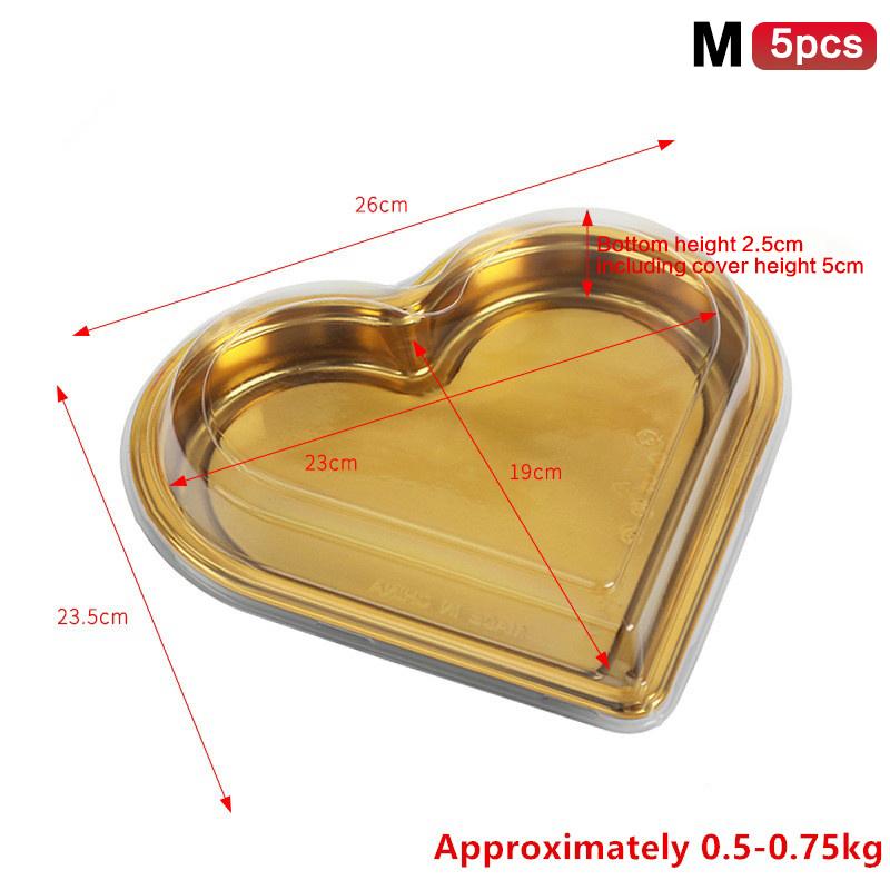 Boîtes à Fruits en Forme de Cœur 3 Pièces Avec Couvercle Contenants de Stockage pour Sucre Boîte Créative à Bijoux Bonbons Snacks pour Cadeau de la Saint-Valentin Décoration de Fête