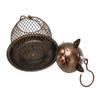 Outside Bird Feeder Metal Mesh Decorative Cute Vintage Hanging Bird Seed Feeder for Home Garden Offi
