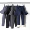 Nuove gonne invernali per bambine, pantaloni in velluto più spessi, due finte gonne-pantaloni, leggings in velluto per bambine, bootcut