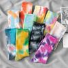 Men and Women Socks Cotton Tie-dye Skateboard Hiphop Tube Socks White Socks  Lace Socks for Women