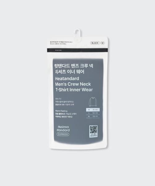 

[Musinsa Standard] [GS25 Exclusive] Heat Standard Men s Crew Neck T-shirt_Inner Wear [Shipped from Korea] 100% Authentic S