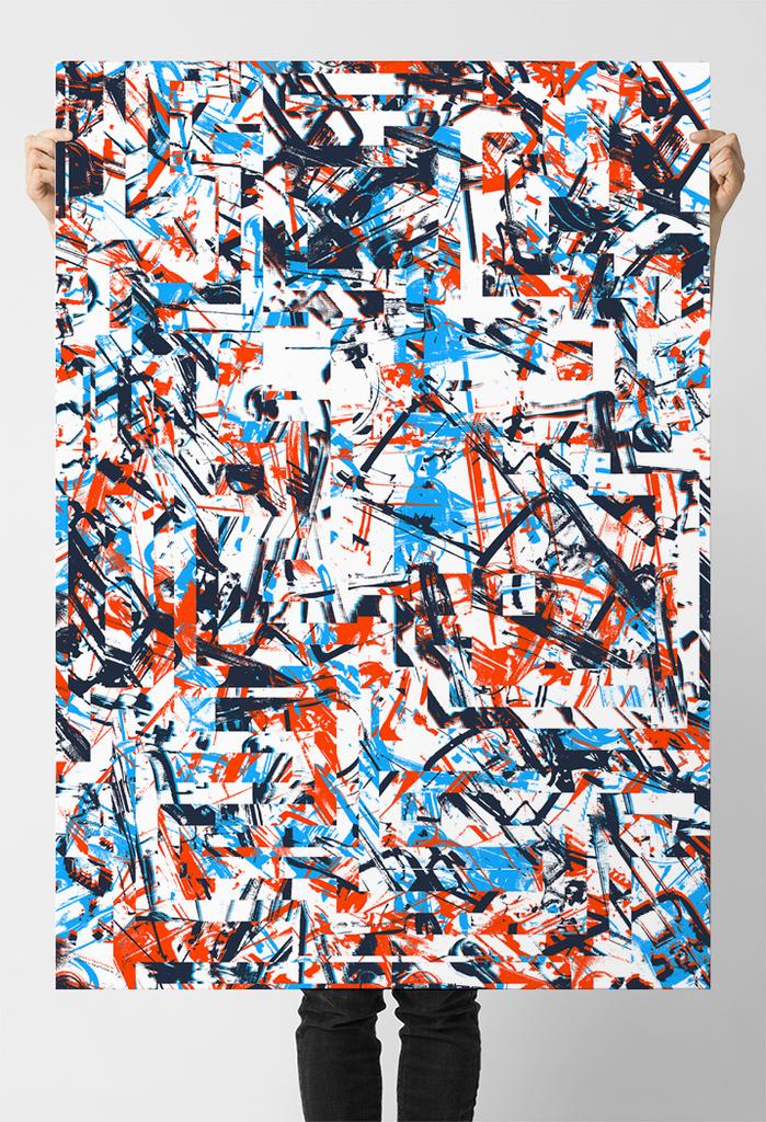 Plakat abstrakcja lastryko