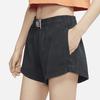 Nike Short taille haute imprimé logo pour femme Noir CZ9858-010