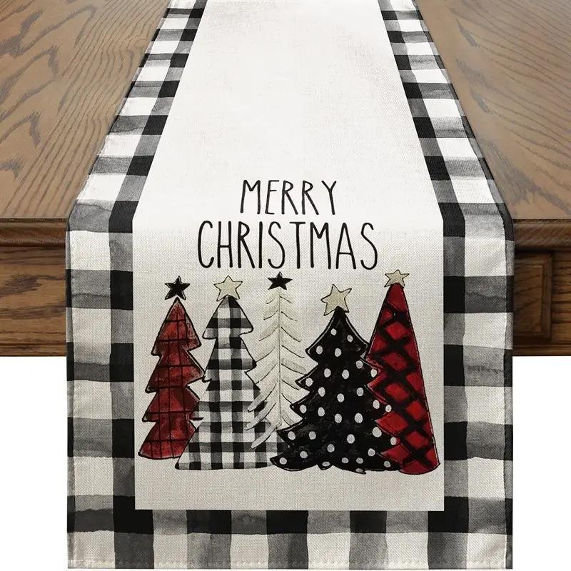 Christmas Table Flag New Year Decoration Tablecloth High Value Holiday Party Decoration Supplies