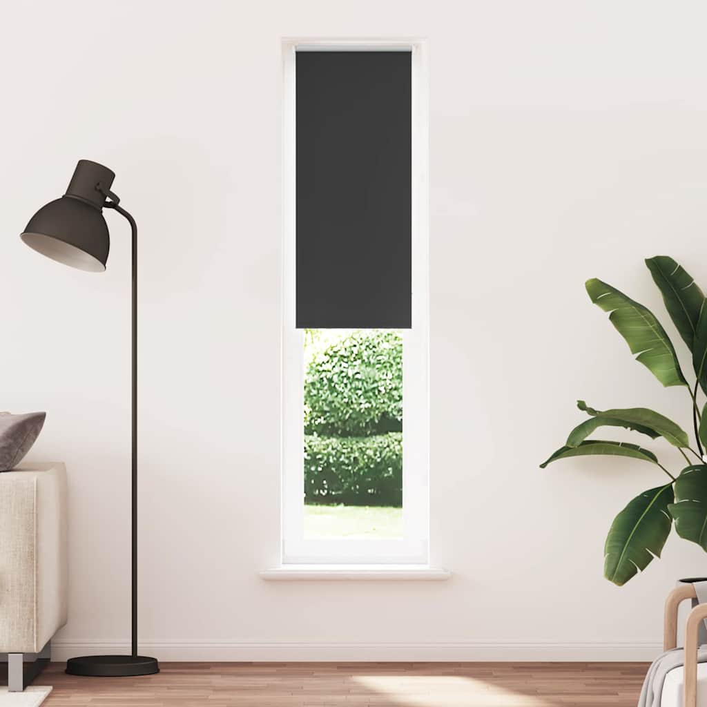 Verdunkelungsrollo Schwarz 40X230 Cm Stoffbreite 35,7 Cm