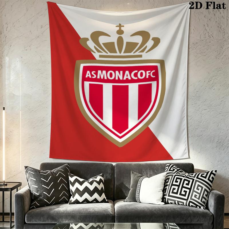 AS Monaco F Wall Tapestry Aesthetic Wall Hanging Printed Fabric Blanket Decorative Tapestries for Bedroom Living Room Home Decor