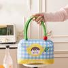 Large Capacity Cartoon Lunch Handbag Thickened Handheld Insulated Bag Picnic Box Pouch  Work