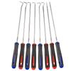 Ergonomic Design Heavy Duty Nylon Handle Oil Seal Hook Set With Multiple Shaped Heads For Tight Space And Auto Detailing