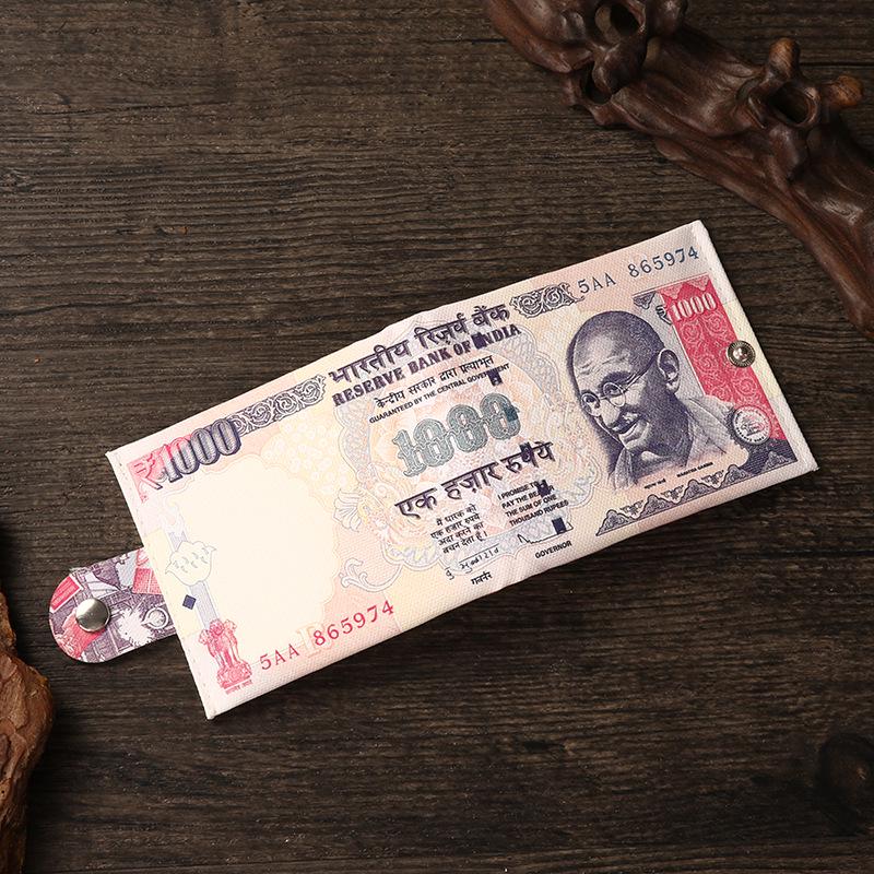 Portofel creativ din pânză pentru monede și suport pentru carduri pentru bărbați și femei