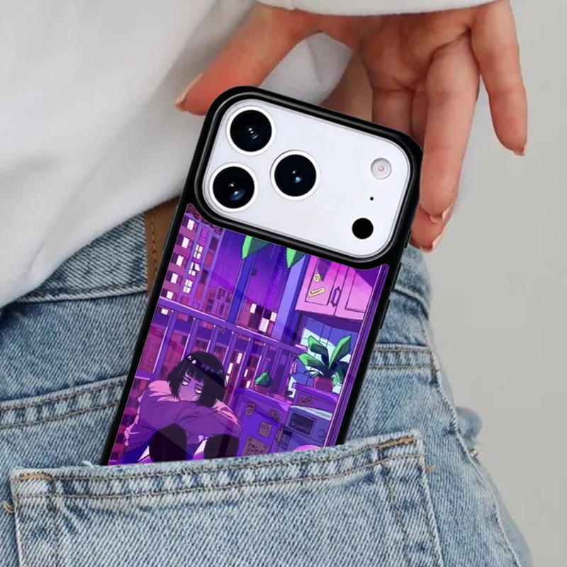Japanese Style Anime Phone Case for iPhone 16e 15 14 13 12 17 Pro Max Plus Air 17pro Cover Coque