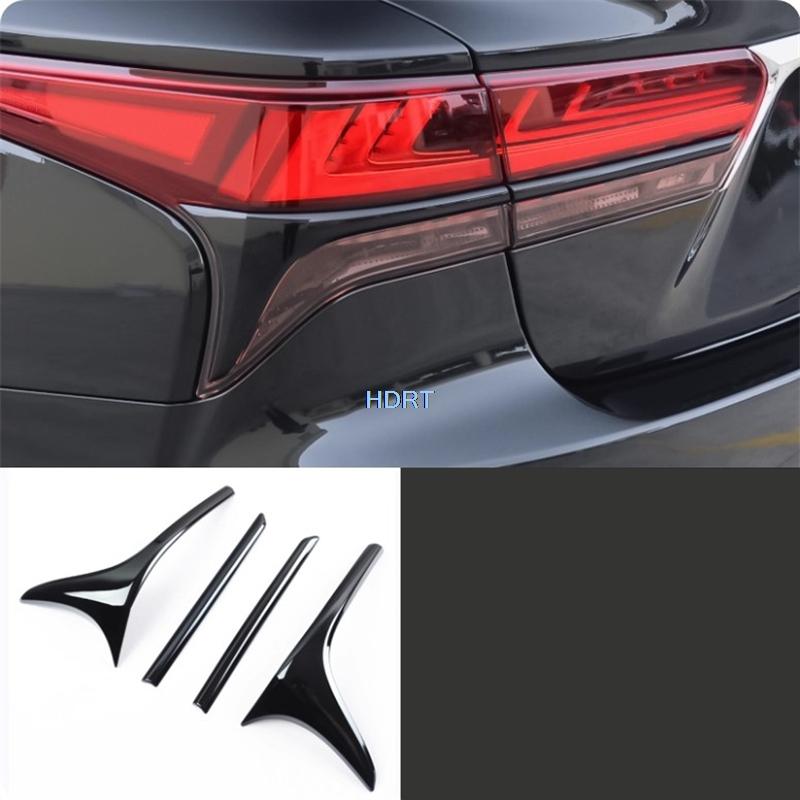 For Lexus LS LS350 LS500h 2018 + Car Style Rear Trunk Fog Light Tail Lamp Trim Protector Decoration Accessories Exterior Sticker