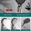 Large Handheld Shower Head Filtered Water Technologys 3 Sprays Pattern Durability Bathroom Upgraded