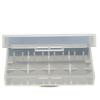 Portable Battery Storage Box For 18650 /26650 Cells Case Holder Features Clear Cover And Sturdy Construction Case