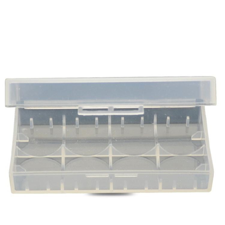 Portable Battery Storage Box For 18650 /26650 Cells Case Holder Features Clear Cover And Sturdy Construction Case