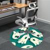 1pc Ghostly Spirits Office Round Area Rug,  Mat Suitable For Office, Under Office Chairs Bedroom Living Room Home Decor, Room Deco
