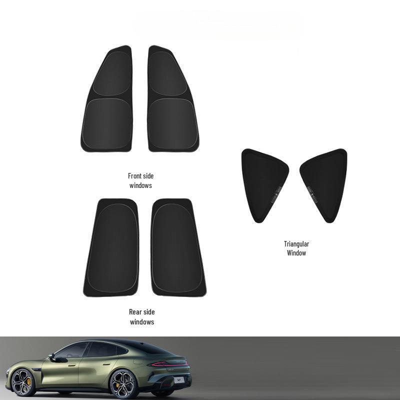 Xiaomi SU7 Sunshade Car Window Visor: Heat Insulation & Privacy Curtain for Car Interior