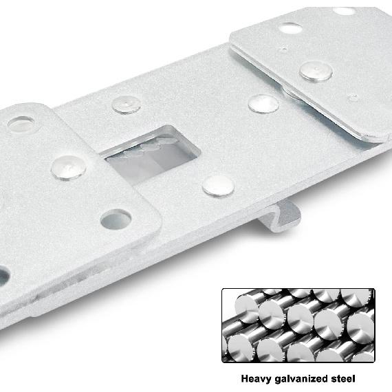 DEEPDREAM 2 Pack Sectional Couch Connectors Metal Couch Clips Sofa Connector Interlocking Furniture Connector with 24 Screws