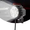 2 In 1 Electric Scooter Front Light Lamp with Horn 36V-48V Electric Bike Headlight Aluminum Shell Waterproof Head Lamp