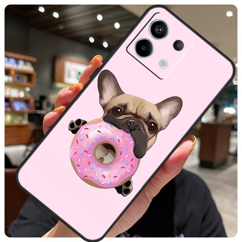 French Bulldog Dog Case For Xiaomi Redmi Note 14 10 11 12 13 15 Pro Plus Cover For Redmi 15 15C 14C 10C 12C 13C