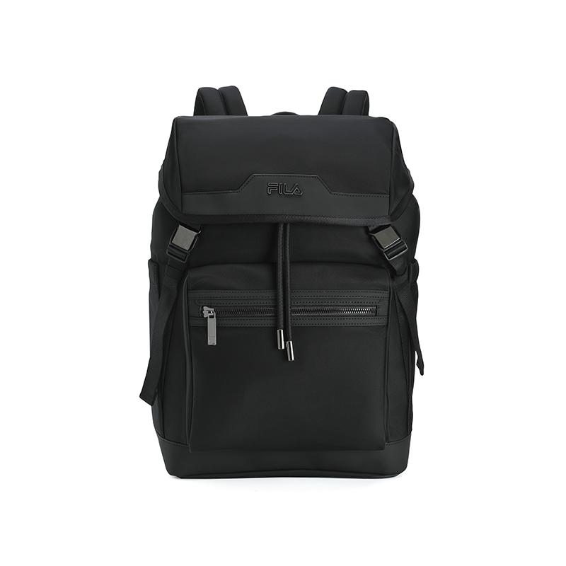 New FILA WHITE Fabric Backpack Regular Men's Jet Black F13M543105FBK