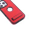 PU Leather Hidden Folding Stand Phone Case For iPhone 16 15 11 12 13 14 Pro Max Shockproof Bumper Protective Back Cover