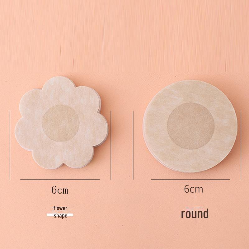 Ultra-Thin, Breathable Non-Woven Nipple Covers - Invisible, Anti-Bump, Anti-Exposure Breast Stickers