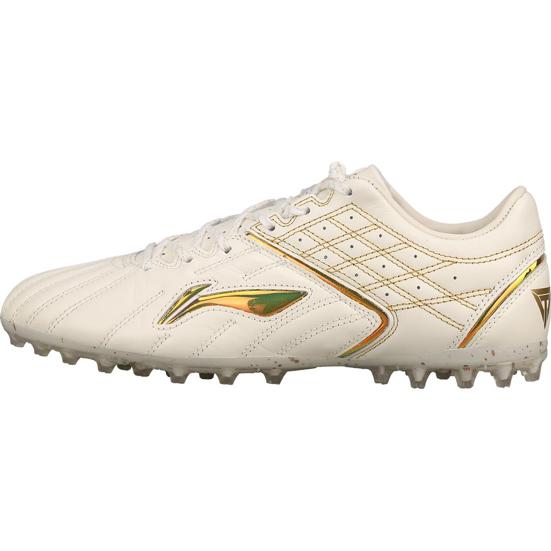 

Li Ning Iron MG Multi Ground Artificial Turf Soccer Shoes Men s White ASFR015-1 43⅔