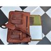 Men's Messenger Shoulder Laptop Bag Briefcase Vintage Leather Satchel Bag